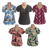 Kit 2 Blusa Malha