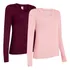 Kit 2 Blusa Manga Longa Inverno Meia Estação Envio Imediato