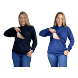 Kit 2 Blusa Moletom