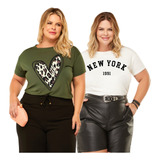 Kit 2 Blusa Plus