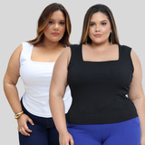 Kit 2 Blusa Regata