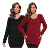 Kit 2 Blusa Trico