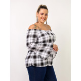 Kit 2 Blusa Xadrez