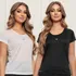 Kit 2 Blusas Academia Feminina Dry Fit Blusinha Fitness