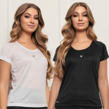 Kit 2 Blusas Academia