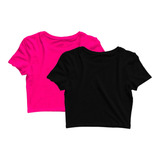 Kit 2 Blusas Cropped