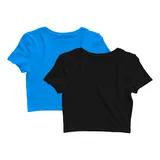 Kit 2 Blusas Cropped