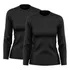 Kit 2 Blusas Feminina Academia Manga Longa Proteção Uv