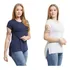 Kit 2 Blusas Feminina Long Academia Veste Leg Tapa Bumbum C8