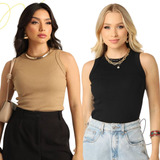 Kit 2 Blusas Feminina