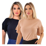 Kit 2 Blusas Feminina