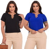 Kit 2 Blusas Femininas