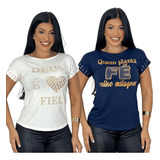 Kit 2 Blusas Femininas