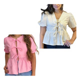 Kit 2 Blusas Peplum