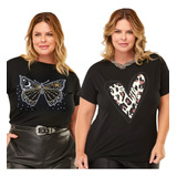 Kit 2 Blusas Plus