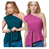 Kit 2 Blusas Ponta
