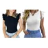 Kit 2 Blusas Regata Canelada Social Básica