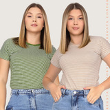 Kit 2 Blusas Sociais