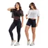Kit 2 Blusas Tule Transparente Academia Feminina Fitness