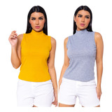 Kit 2 Blusinha Basica
