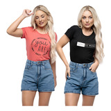 Kit 2 Blusinhas Feminina