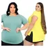 Kit 2 Blusinhas Modelo Diferente Plus Size Mullet E Ombro
