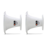 Kit 2 Boca Corneta Cone Lente Alumínio Jbl 14 50 Trio Branca