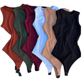 Kit 2 Body Feminino Regata Blusinha Verão Estilo Zarah Bori