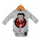 Kit 2 Body Roupa Nenê Bebê Betty Boop Petit Poa Bolinhas