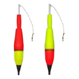 Kit 2 Boia De Arremesso Torpedo 75g 22cm Boias Barão Ref 22