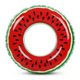 Kit 2 Boia Inflável Redonda Melancia De Cintura 70cm Piscina
