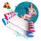 Kit 2 Boia Rede Piscina Cama Flutuante Inflável Reclinável