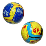 Kit 2 Bolas Futebol Costurada Campo Socity N5 Cores Variadas Cor Colorida