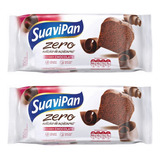 Kit 2 Bolo Zero Açúcar Sabor Chocolate 250g Cada Suavipan