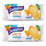 Kit 2 Bolo Zero Açúcar Sabor Laranja 250g Cada Suavipan