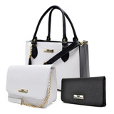 Kit 2 Bolsas Feminina Bau Baladinha Transversais Carteira