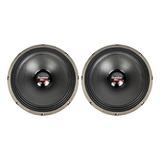 Kit 2 Bomber Rush Woofer Seco 15 Polegadas 1000w Rms 4 Ohms