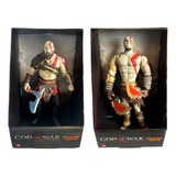 Kit 2 Bonecos God Of War 3 E Ragnarok Kratos Action Figure