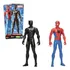 Kit 2 Bonecos Marvel Clássicos Homem Aranha & Pantera Negra