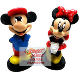 Kit 2 Bonecos Mickey E Minnie