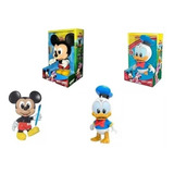 Kit 2 Bonecos Turma Mickey Disney - Mickey E Pato Donald