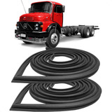 Kit 2 Borracha Guarnição Porta Caminhão Mercedes Benz 1113