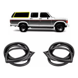Kit 2 Borracha Janela Lateral Fixa Veraneio 1993 A 1995