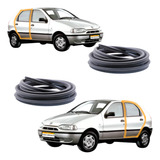 Kit 2 Borrachas De Vedação Portas Traseiras Palio 1996 1997