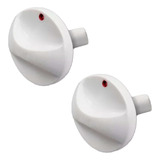 Kit 2 Botões Botão Do Fogão Dako Magister Cano Longo Com Aro
