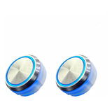Kit 2 Botões Chamada Elevador Redondo 3 Vias Azul Tipo Neo
