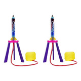 Kit 2 Brinquedo Foguete Apollo Voa De Verdade Anjo