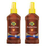 Kit 2 Bronzeador Banana Boat Óleo Melanina Ativa Fps8 236ml