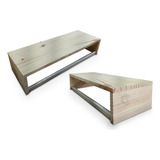 Kit 2 Cabideiros Madeira De Parede Arara Quarto Closet