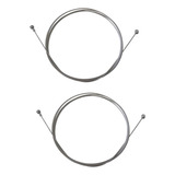 Kit 2 Cabos De Freio Sti Aço Inox Para Bike Speed 1 5mm 2 1m
